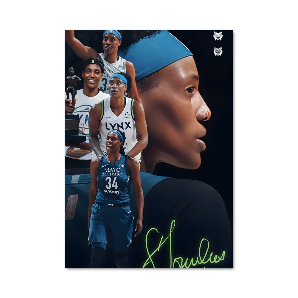 Poster Sylvia de fowles – affiche Basketball
